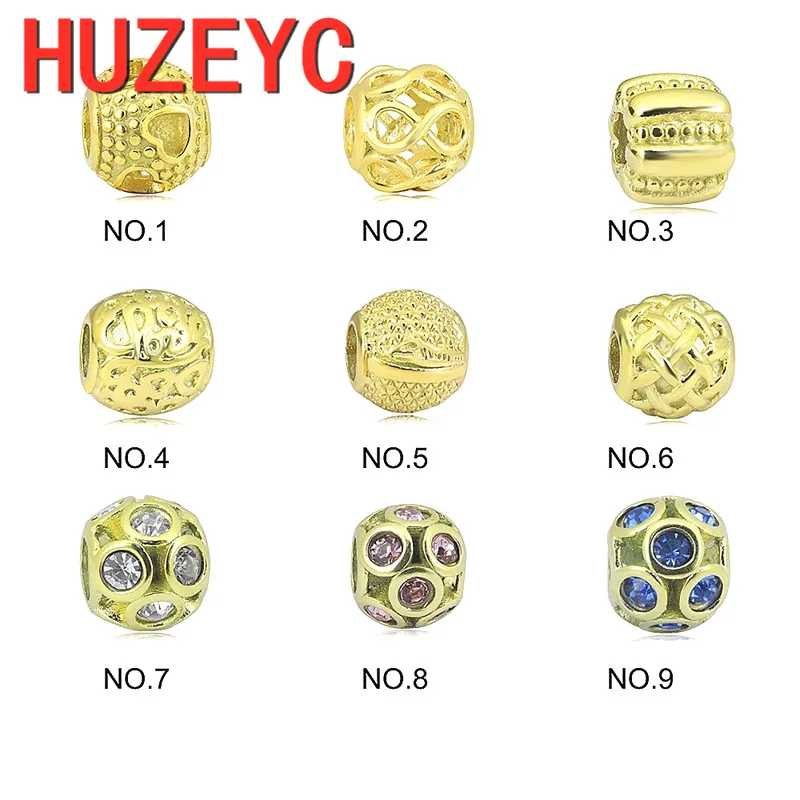 

2 шт., бусины из нержавеющей стали