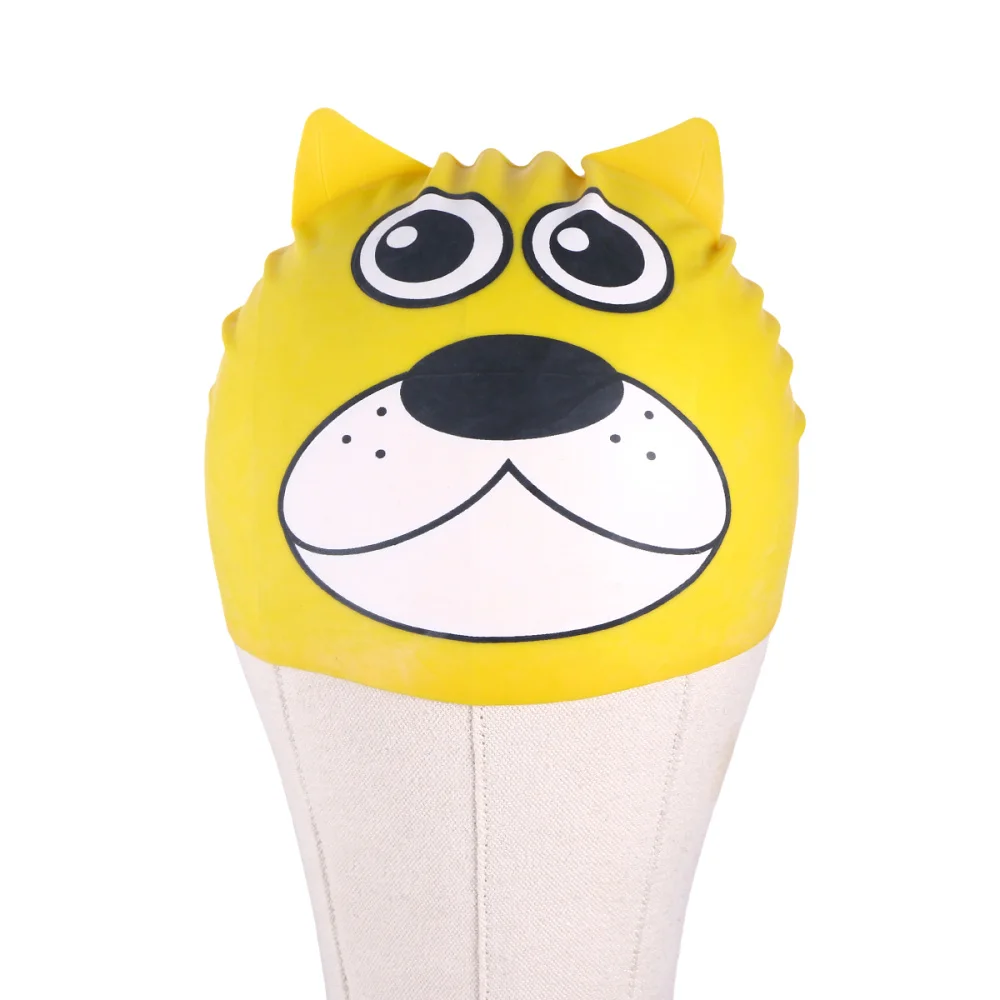 

2pcs Kids Unisex Waterproof Silicone Cartoon Swimming Cap Dog Animal Swimming Hat for Boys Girls Dark Blue (6)