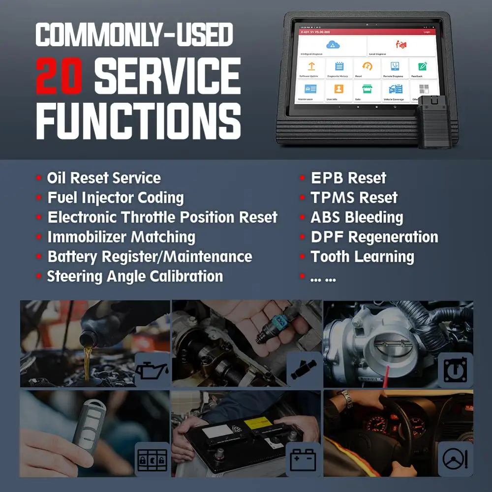 Launch X431 V + 4 0 Автомобильный диагностический инструмент OBD2 Bluetooth сканер