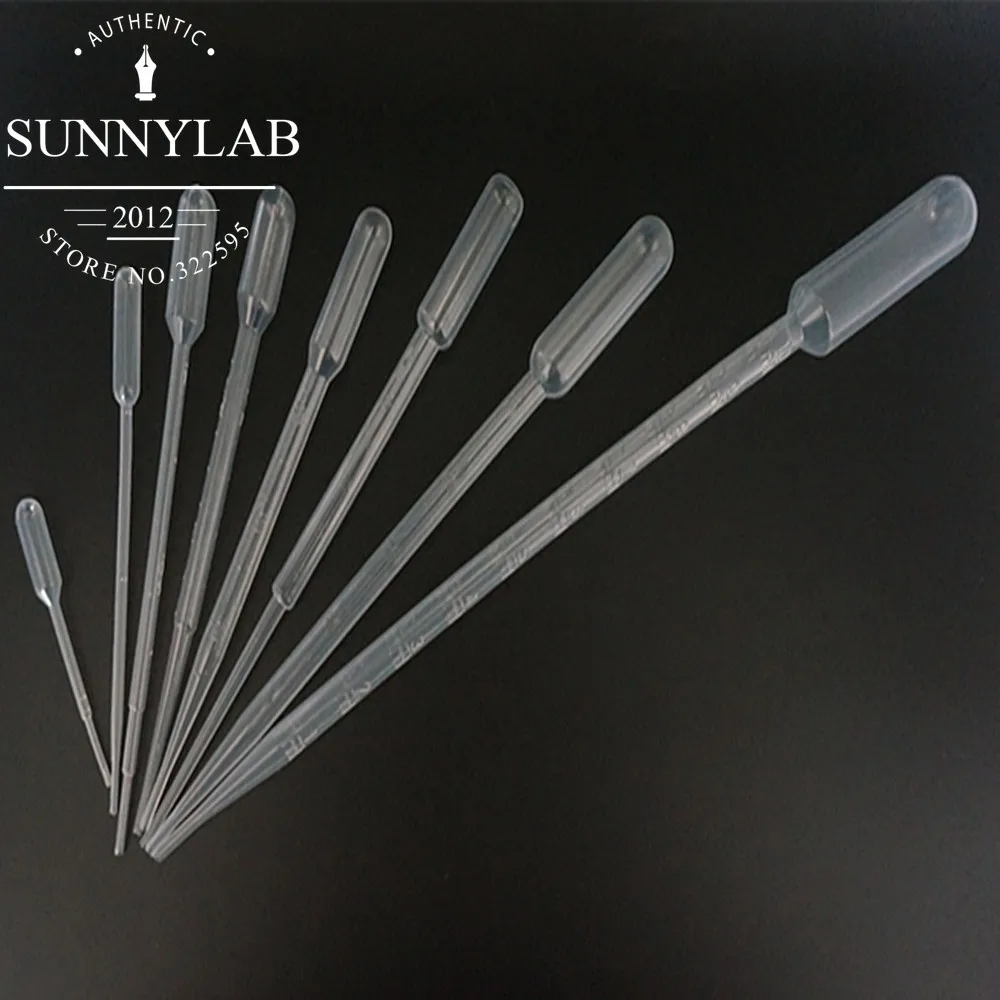 Бесплатная доставка Полиэтиленовая пипетка капельница 0 2 мл/0 5 мл/1 мл/2 мл/3 мл/5