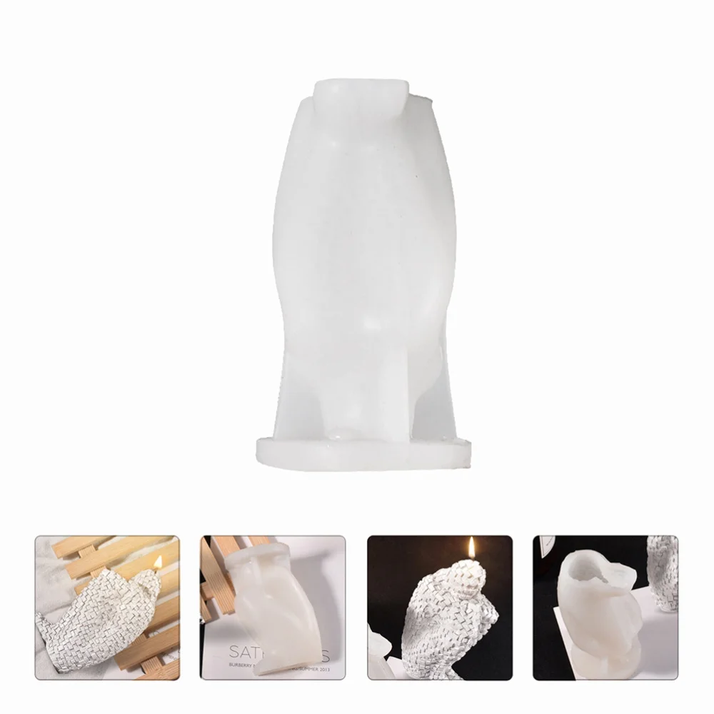 

Mosaic Thinker Candle Mold Desktop Ornament Craft Portrait Mold for Home Decor