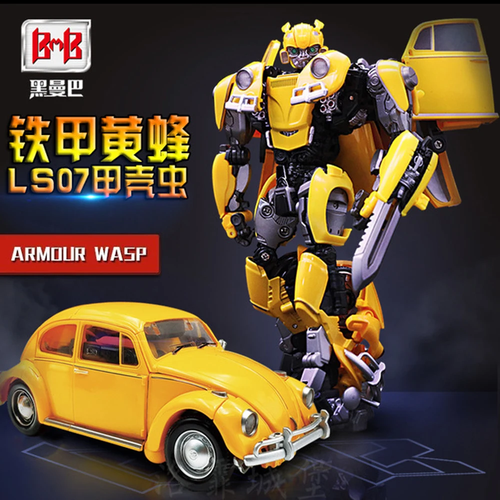 

BMB Robot Hornets Warrior LS07 Transformation Toys Figure Carapace Ironclad Alloy Edition Car Model LS-07 War Blade