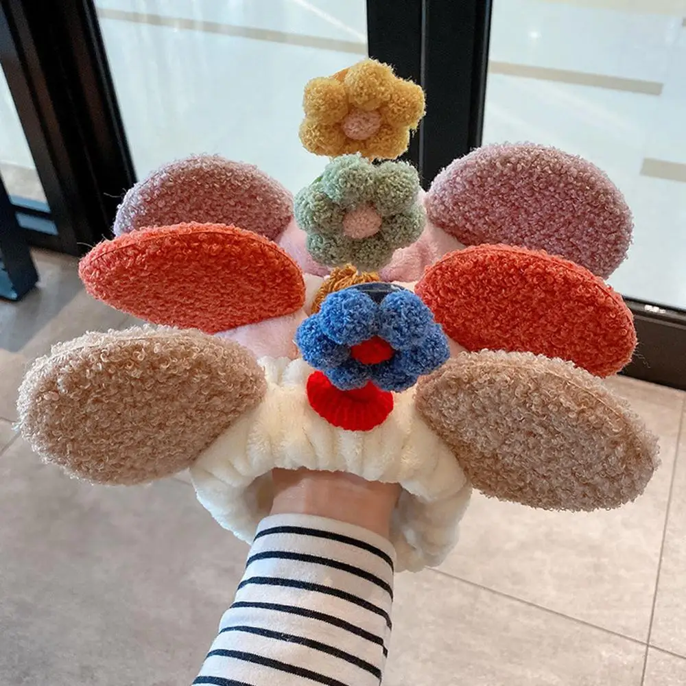 Женская резинка для волос с милыми мультяшными Микки и цветами очень милая