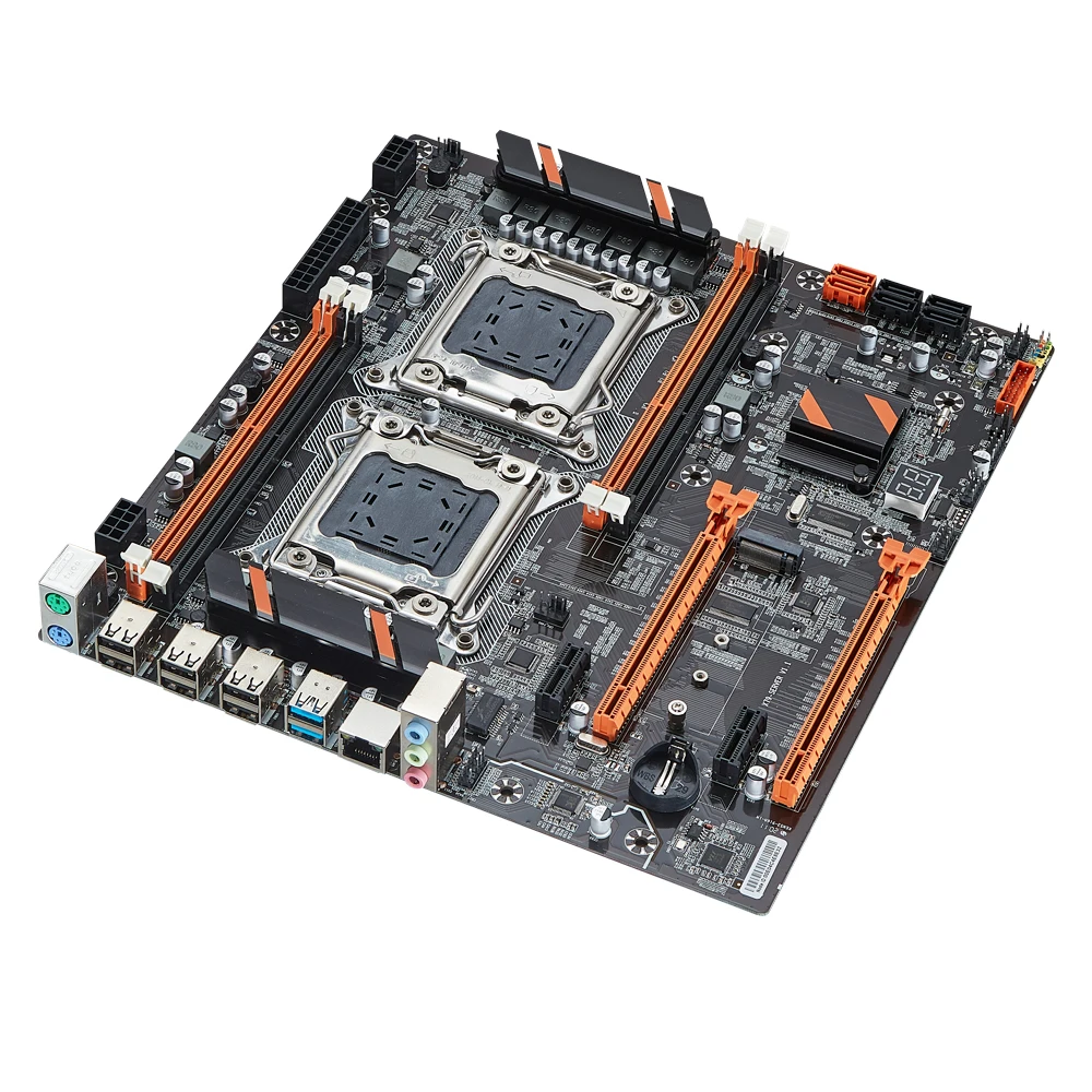 X79 комбинированный набор двухпроцессорной материнской платы с 2 × Xeon E5 2620 V2 4 ГБ = 16