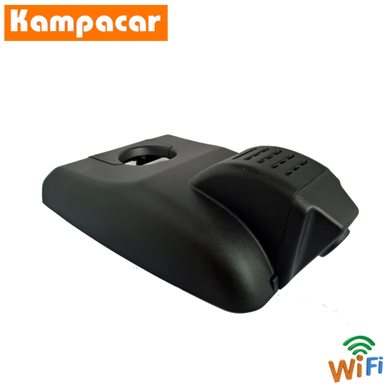 Kampacar два объектива Wifi Автомобильные видеорегистраторы авто зеркало камера заднего и переднего DVR тире камеры s для Toyota Highlander автомобильный рекордер