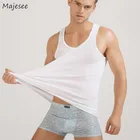 Майка мужская облегающая, однотонная одежда для бега и тренировок, Облегающая рубашка, без рукавов, цвет  3XL, на лето