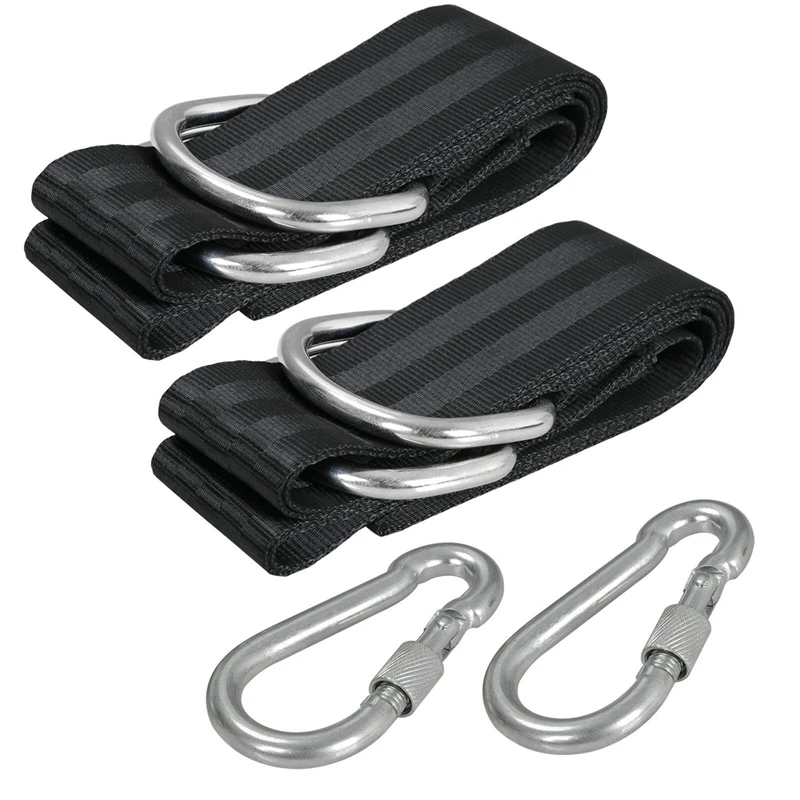 Комплект качели для дерева подвесные ремни гамака 5 футов 2 сверхмощных карабины|