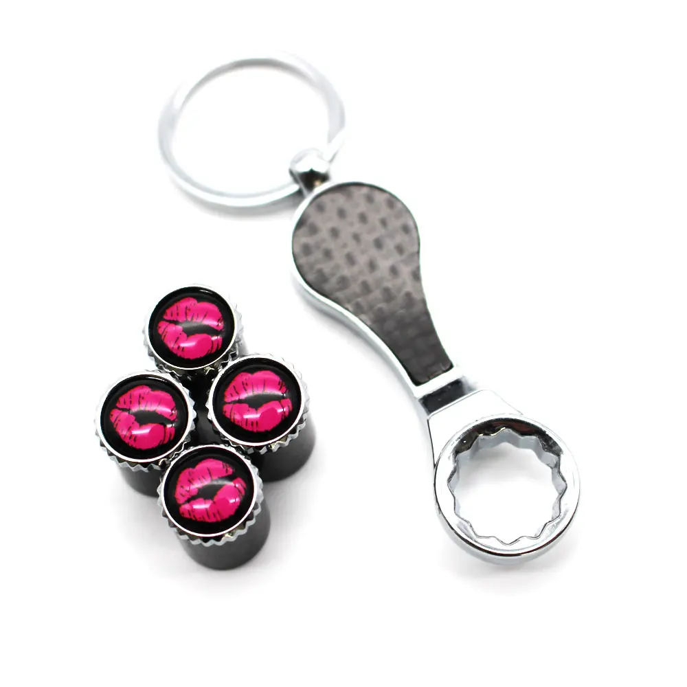 DSYCAR 1 комплект колпачки на воздушные клапаны автомобильных колес с гаечным