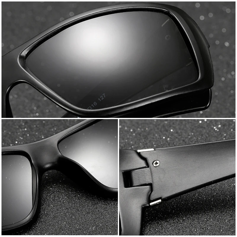 Мужские антибликовые поляризационные очки для вождения UV400|brand designer sunglasses|brand