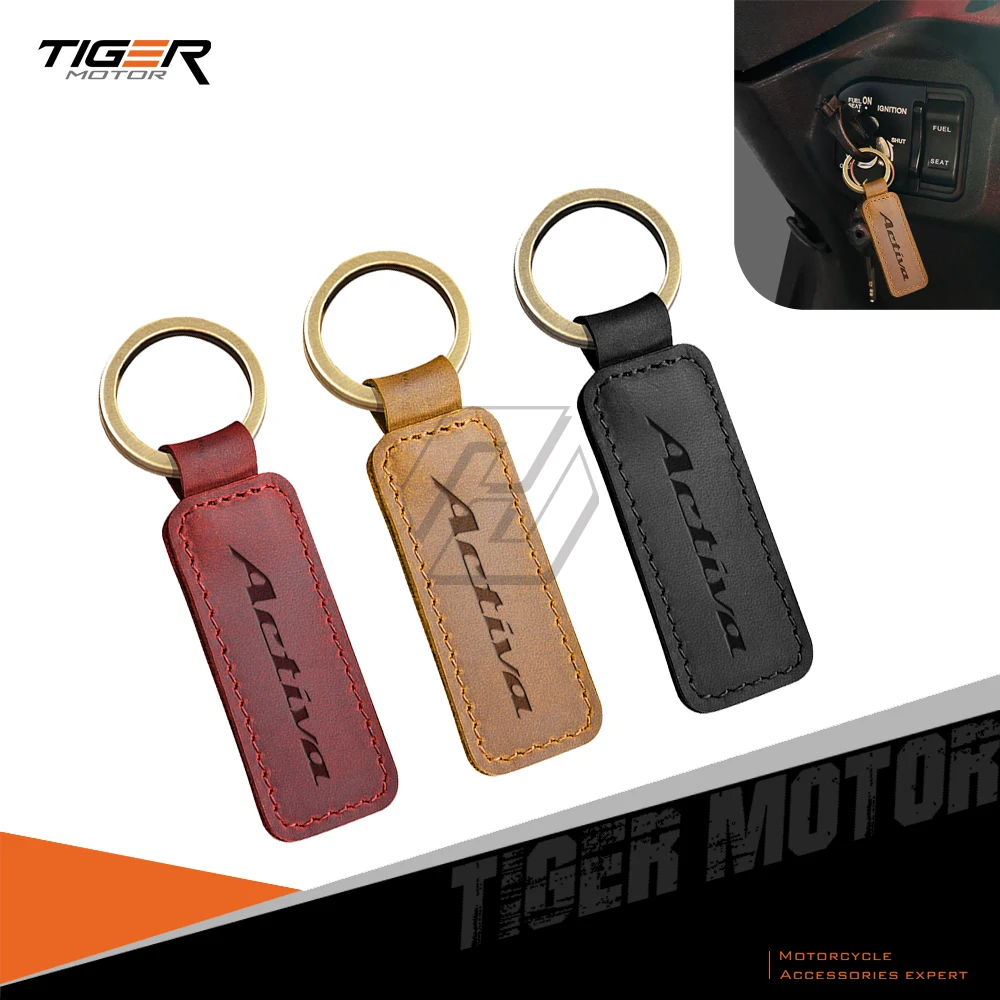 

Мотоцикл брелок из коровьей кожи кольцо для ключей чехол для Honda Activa 125 6G скутер