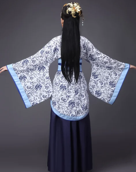 Высококачественное женское платье Hanfu традиционные костюмы для сценического