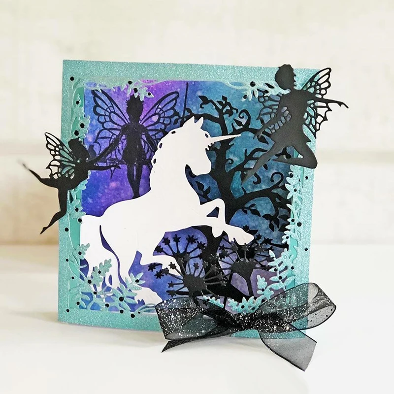 Ангел комбинация ремесло металлическая рамка шаблоны Скрапбукинг тиснение