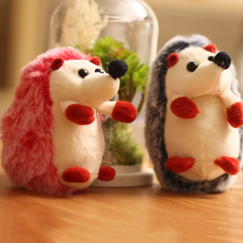 Милый плюшевый ежик животное чучела кукла кулон брелок кольцо украшение сумки |