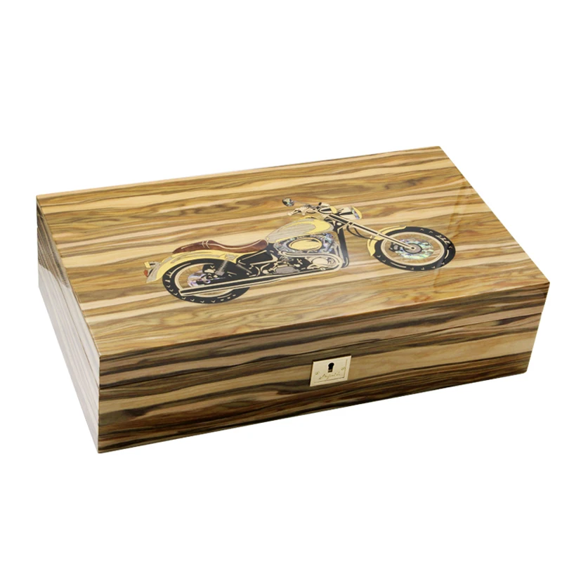 

Large-Capacity Storage Cigar Cabinet Vintage Wood Cedar Cigar Humidor