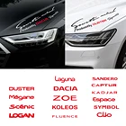 Автомобильная фара, наклейка для Renault DACIA Captur Scenic Logan, Duster Loguna Koleos Fluence Sandero Zoe Megane Kadjar