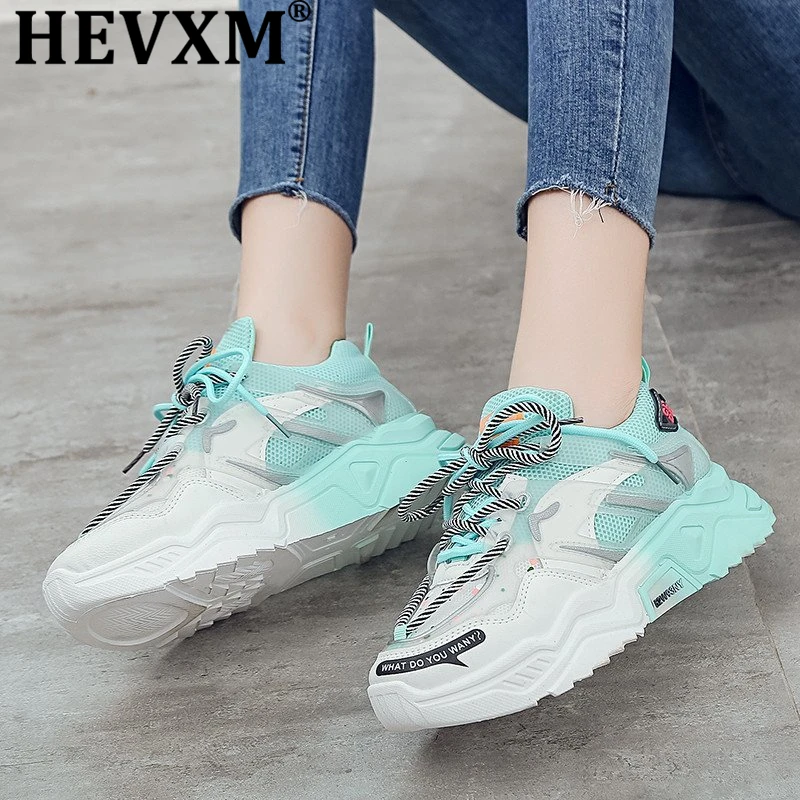 

Colorful Shining Trend Sneakers Women Harajuku Ladies Platform Bottom Increase Shoes Wild Harajuku Casual Women Running Shoes