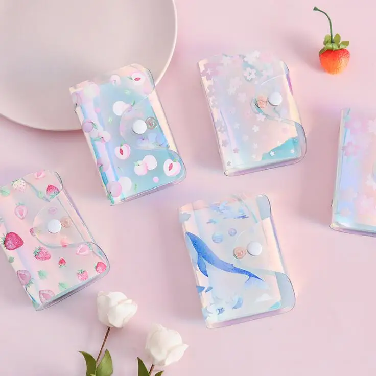 Новинка 1 шт. 20 бит Kawaii модные лазерные фрукты кредитных банковских и