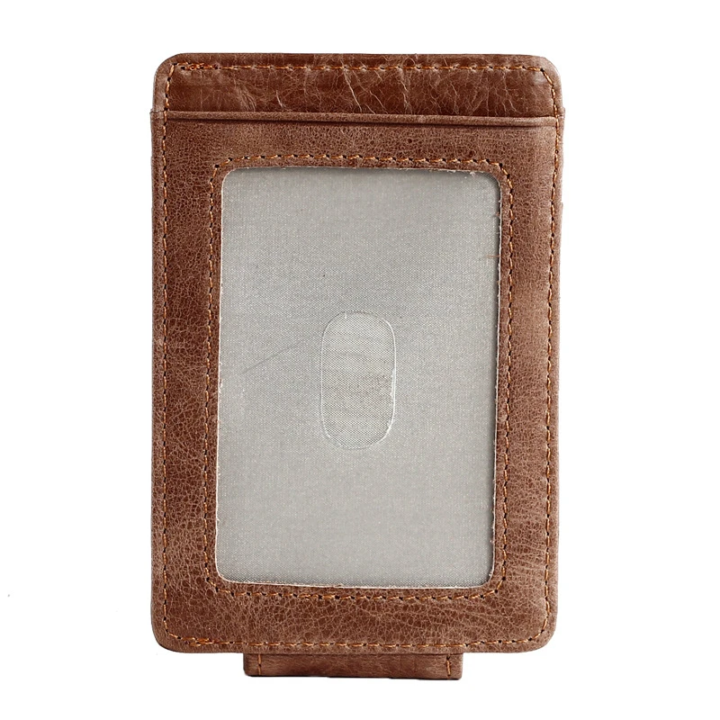 GUBINTU магнитная кожа доллар США билета пряжка деньги RFID блок ультра тонкий банкнот