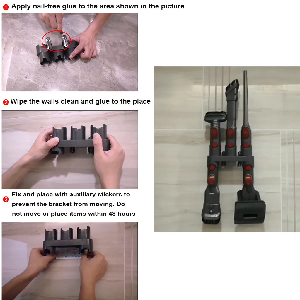 Органайзер cocina без пробивки щетки для хранения аксессуаров детской/V8/V10/V11