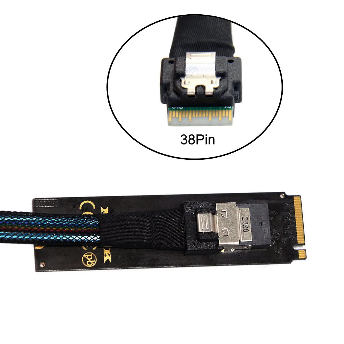 NGFF U.2 U2 SFF-8639 NVME PCIe SSD Cable and M-Key to SFF-8654 Slimline SAS Card Adapter for Mainboard | Компьютеры и офис