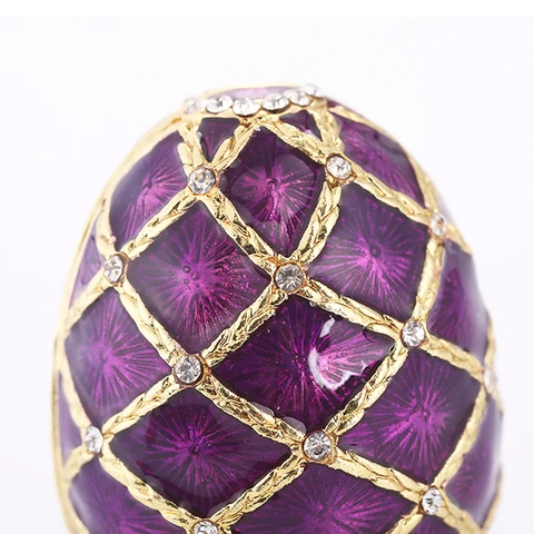 Фиолетовая шкатулка для украшений Faberge