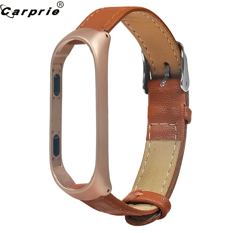 CARPRIE бизнес мужской легкий кожаный Смарт наручные часы замена ремешок для Xiaomi Mi 4