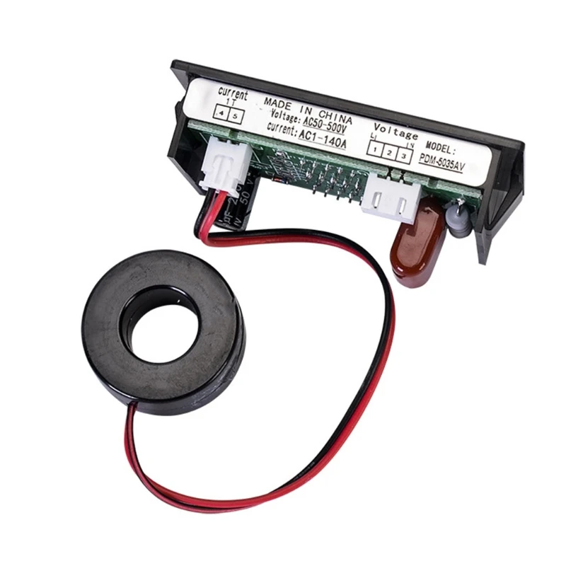 

Digital Voltmeter Ammeter AC50-500Amp Voltage Current Volt Amp Meter Amperemeter Indicator Tester