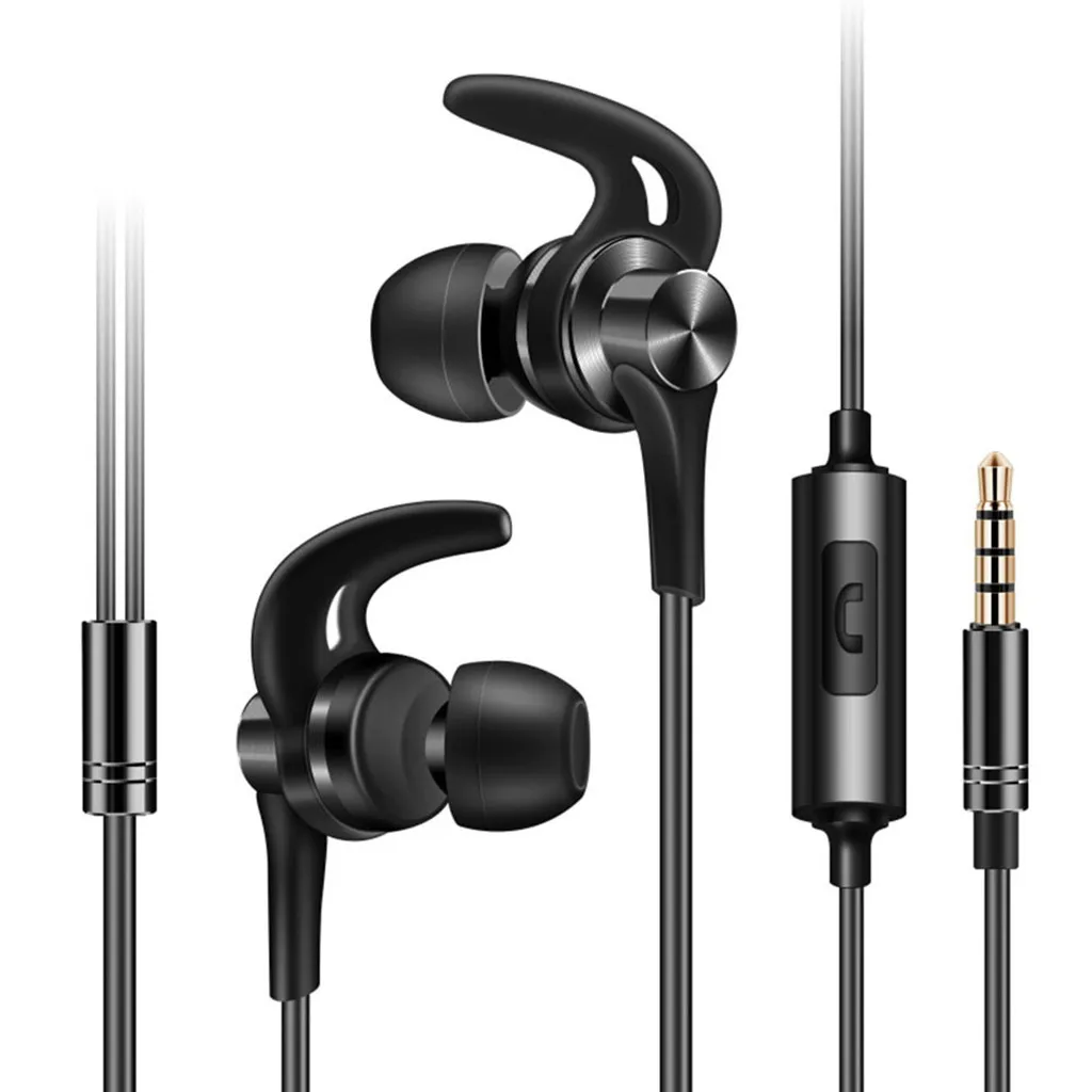 Наушники из цинкового сплава QKZ DT1 в ухо наушники HiFi металлические для бега с