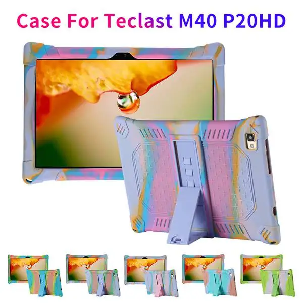 Чехол-подставка для Teclast P20HD M40 10 1 дюйма силиконовый чехол с защитой от падения со
