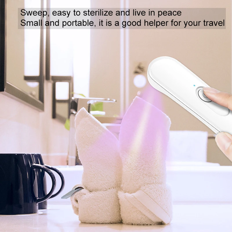 Портативная УФ-лампа портативная мини перезаряжаемая Чистящая лампа палка для