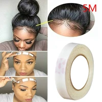 5mroll hair extensions tool beauty lace wig glue tape long lasting waterproof hair extension adhesive double sided wig tape