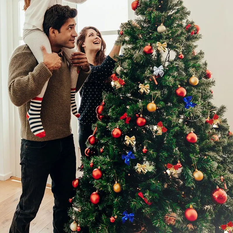 12 шт. новогодний бант золотого серебряного красного цветов синий украшения для