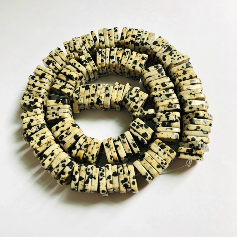 Оптовая продажа бусины из натуральной далматинской яшмы 1 струна 15 5 дюйма 12 мм