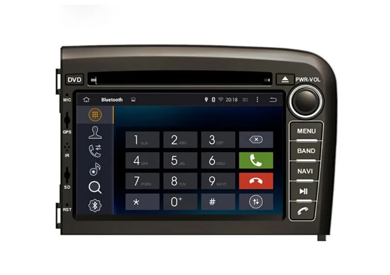 Автомобильный DVD плеер с gps навигацией 7 дюймов Android 9 0 для VOLVO S80 1998 2006