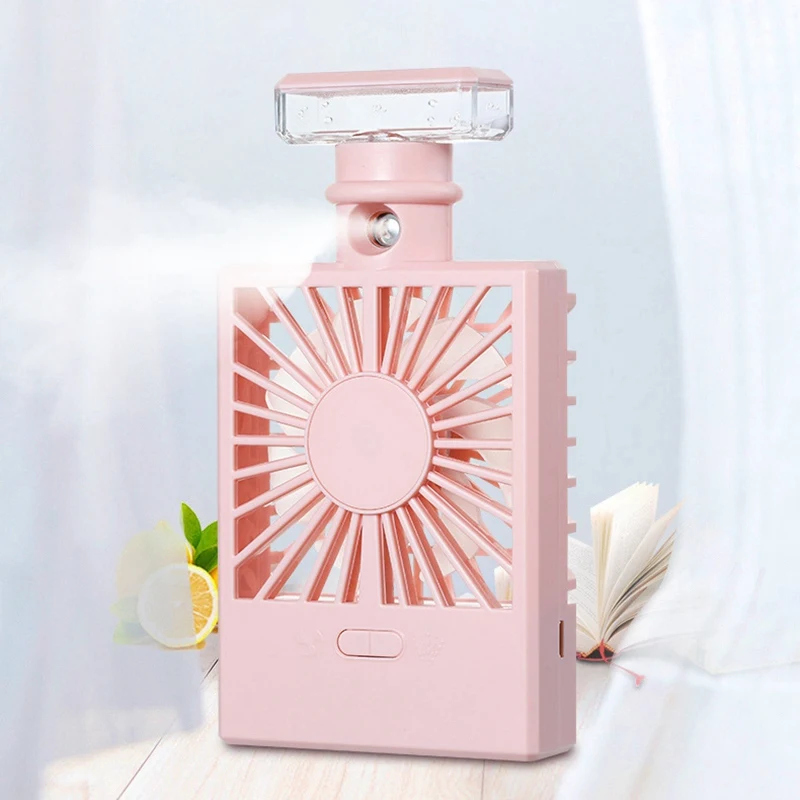 Ручной вентилятор с 2 переключателями для женщин подходит офиса и