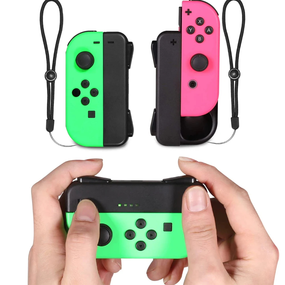 

Dobe Mini Charging Dock Charger for Nintendo Switch Joy-Con with Low Battery Reminder and LED Charger Indicator - Black, 2 Packs