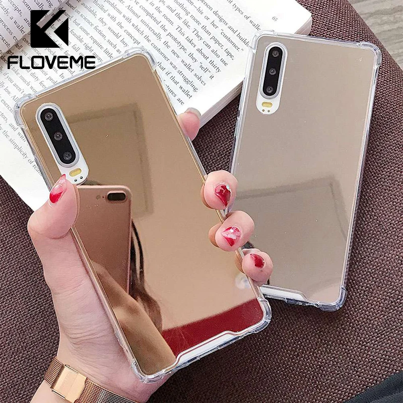 Зеркальный чехол FLOVEME для huawei P20 P30 Lite Pro мягкий телефона из ТПУ mate 20 10 P Smart 2019 Honor