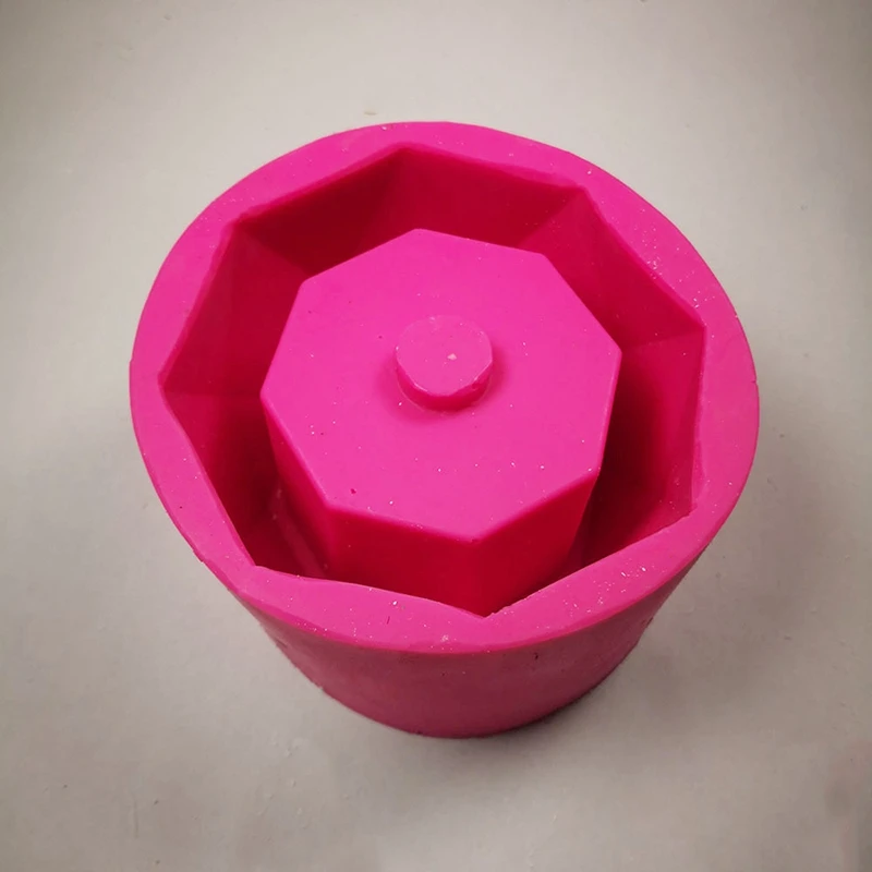 

Plant Pots, Silicone Molds, Plaster Cement, Flower Bonsai, Silicone Mold, Diamond-Shaped Surface