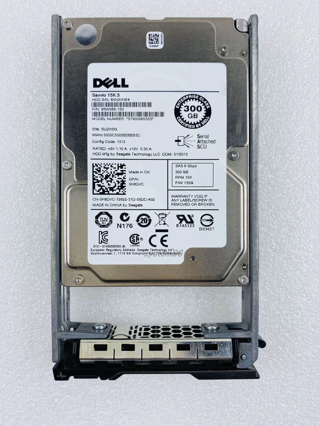 

Жесткий диск для сервера DELL 300G 15K SAS 2,5 6G 0H8DVC NWH7V 4GN49 0nwh7v hdd