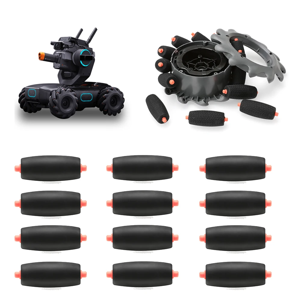 12 шт. DJI Robomaster S1 Внедорожные колеса и ремонт шины Mecanum колеса/шины Запчасти для RoboMaster S1 робот аксессуары