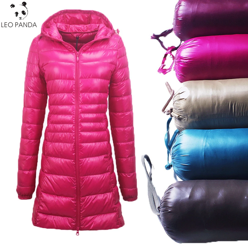 

7XL размера плюс зимняя куртка-пуховик женские куртки с капюшоном на белом утином пуху, женский длинный пальто очень светильник пальто узког...