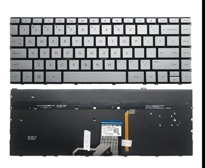 Новинка для HP ENVY 13 ah0000 13t ah100 ah000 клавиатура с подсветкой серебристого и черного