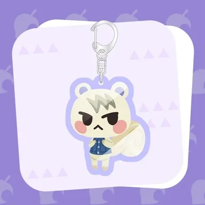 

2020 Hot Sale Animal Crossing Acrylic Cute Shaped Keychain Fashion Game Animal Crossing Pendant Keyring Gift Wholesale