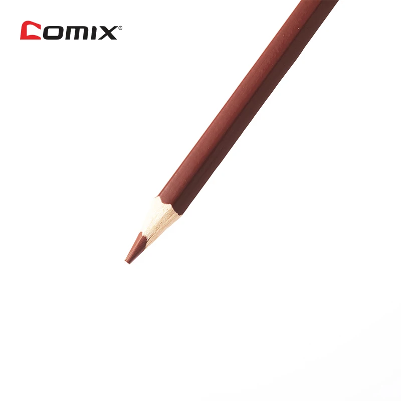 Цветные деревянные карандаши Comix набор для рисования из натурального дерева