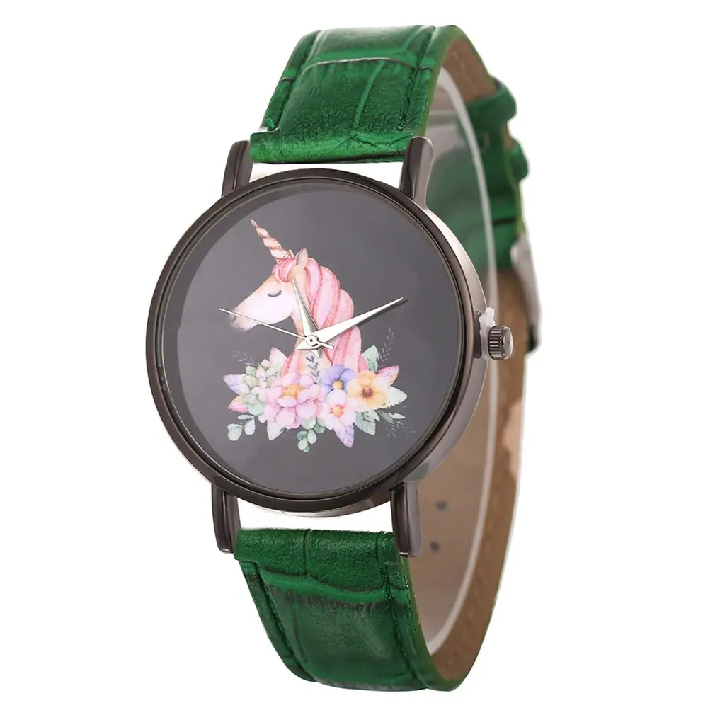 Женские часы с кожаным ремешком кварцевые наручные аналоговые для путешествий