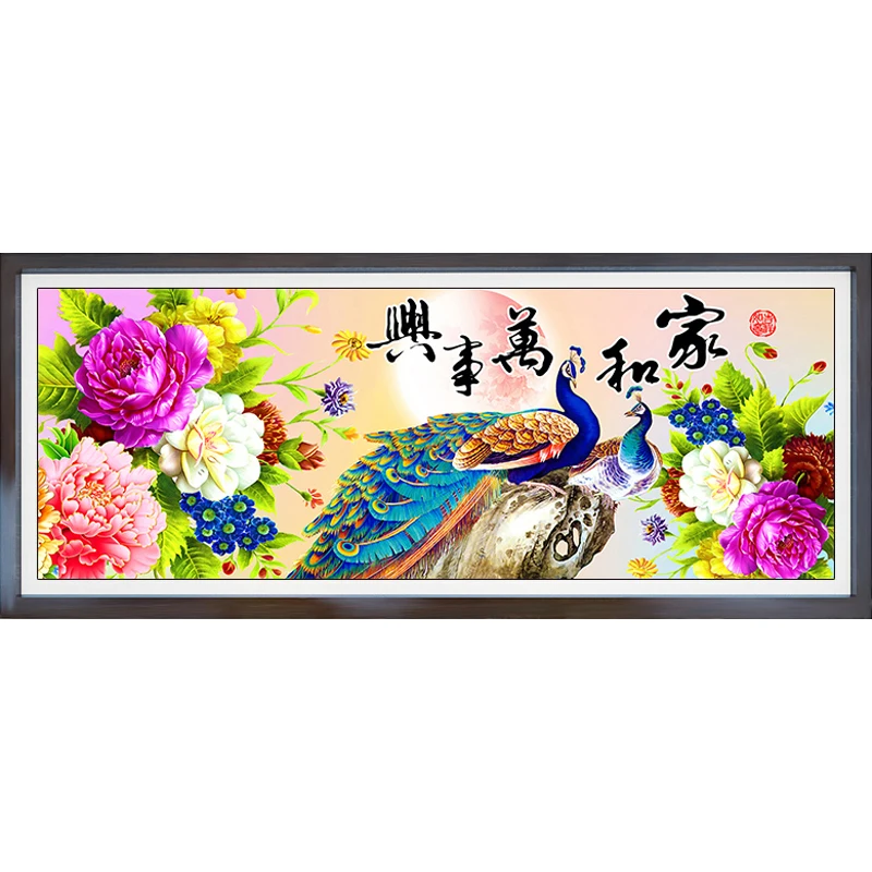 Алмазная картина GLymg 5D &quotсделай сам&quot вышивка крестиком пион цветы павлина