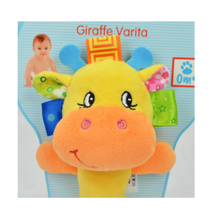 Sozzy ручные animarattle погремушки для младенцев bebe мобильные милые игрушки 9 моделей