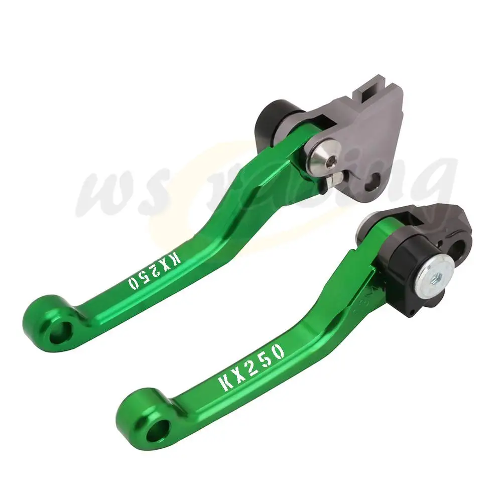 

Алюминиевый Поворотный складной рычаг тормоза сцепления для Kawasaki KX 65 85 100 125 250 250F 450F KX85 KX100 KX125 KX250