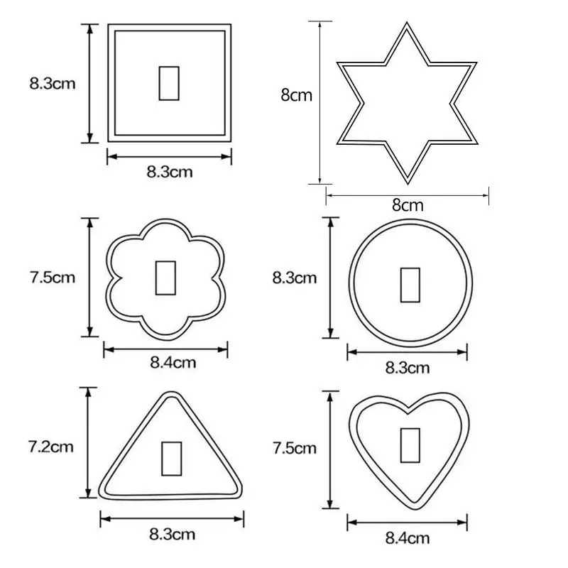 1 шт. Сталь форма для выпечки Инструменты сделай сам кекса мусс кольцо