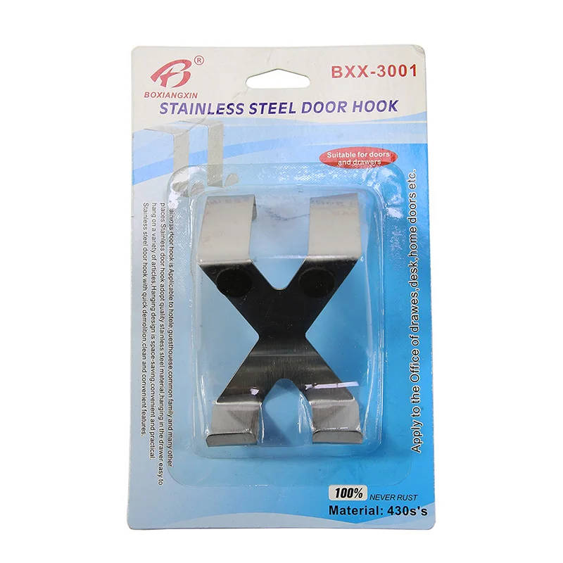 X Shaped Mutifunctional двойной крючок из нержавеющей стали без следов Простая вешалка